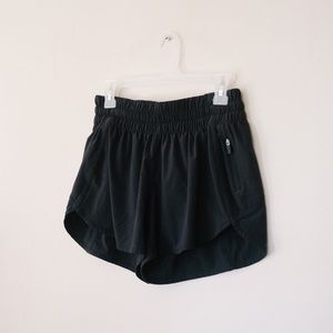 Lululemon athletica Black Tracker Athletic Short V